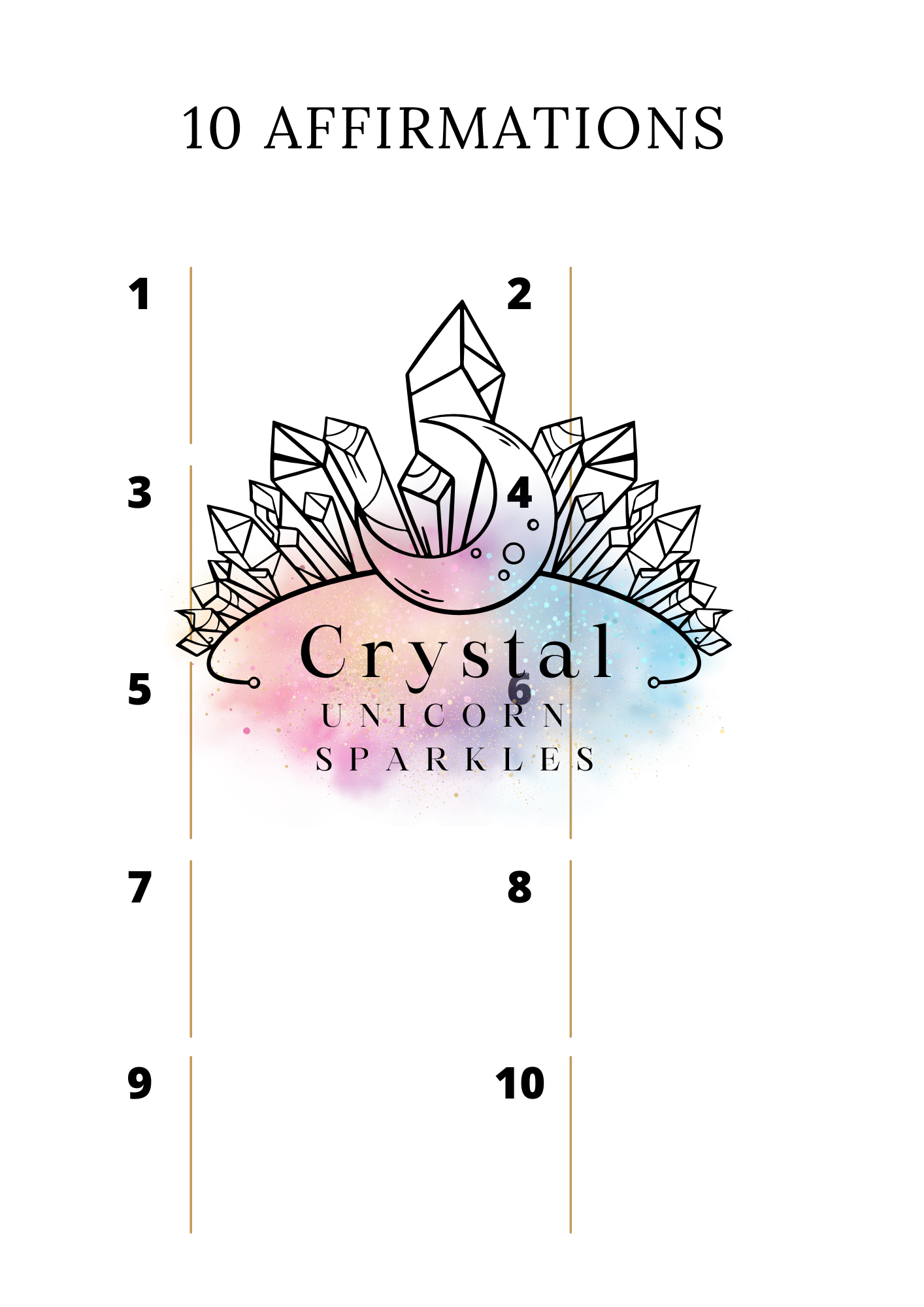 Digital Printable Vision Workbook