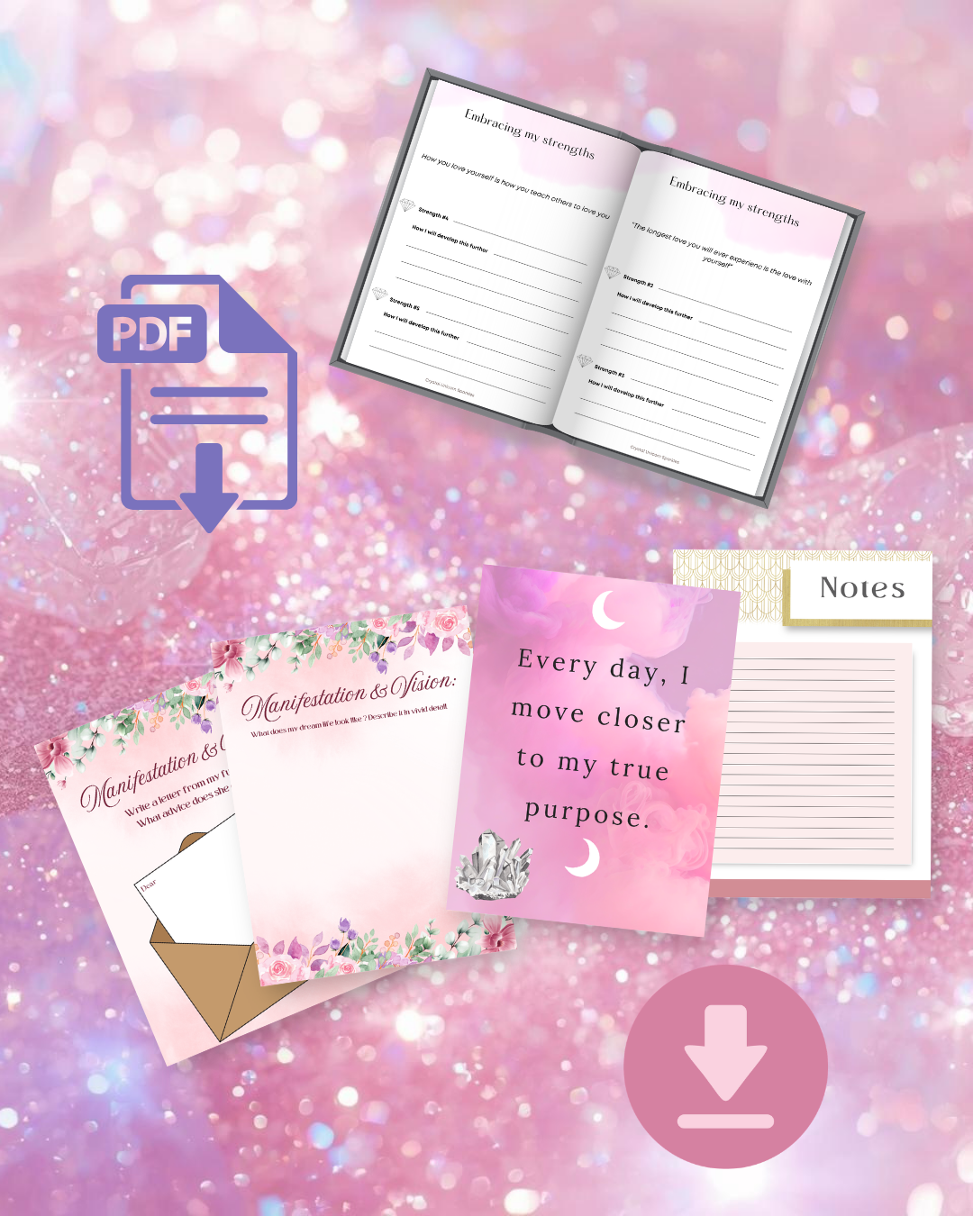 Manifesting Me: Journey to Self-Worth Journal
