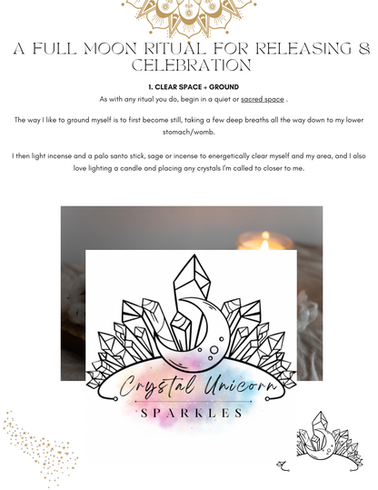 A Full Moon Eclipse in Libra Harvest Moon Moon Digital / Printable Work Book