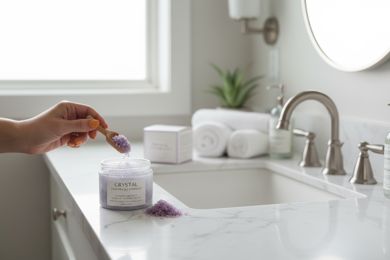 Crushed Amethyst Exfoliating Body Scrub