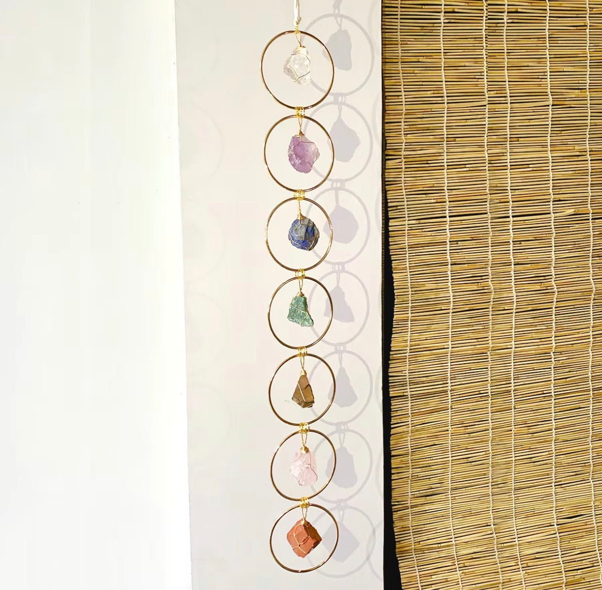 Crystal Chakra Energy Wall Hanging