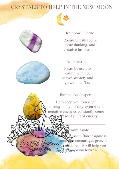 New Moon, New Beginnings: Printable Guide for Your Journey