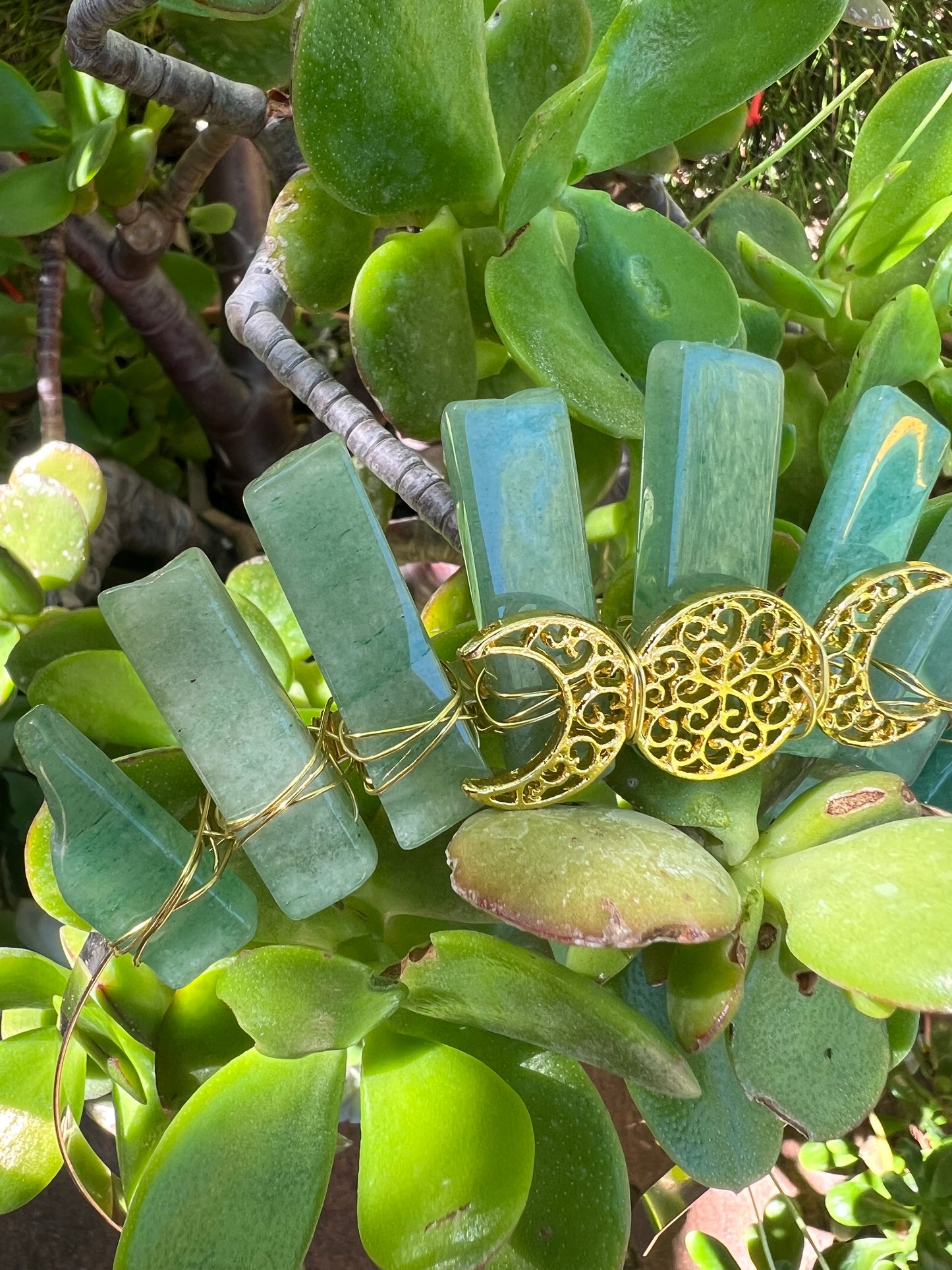 Crescent Moon Crystal Crown