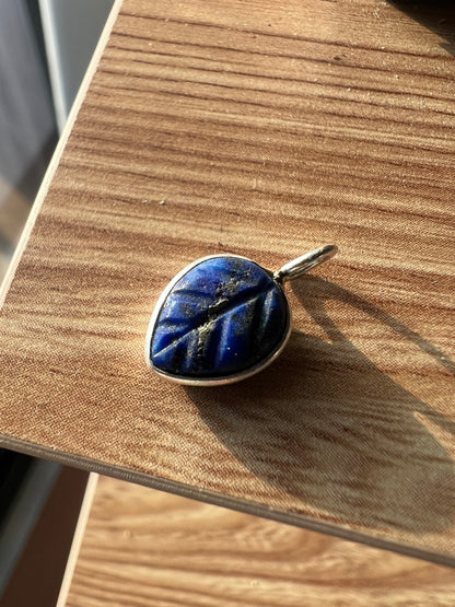 Crystal Leaf Charm – Choose Your Stone