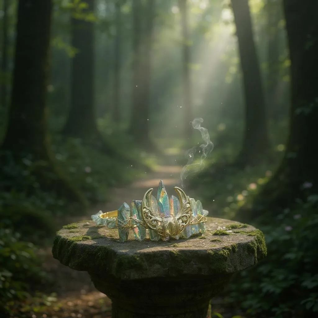 Goddess Moon Crystal Crowns