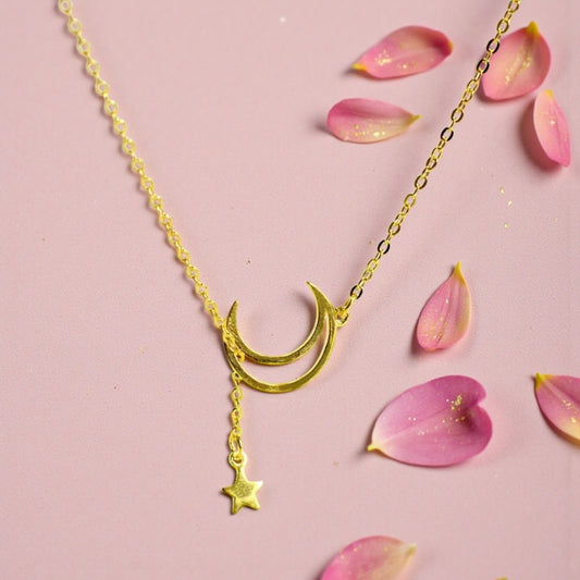 Moon & Star Light Necklace