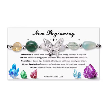 Butterfly Intention Crystal Bracelet