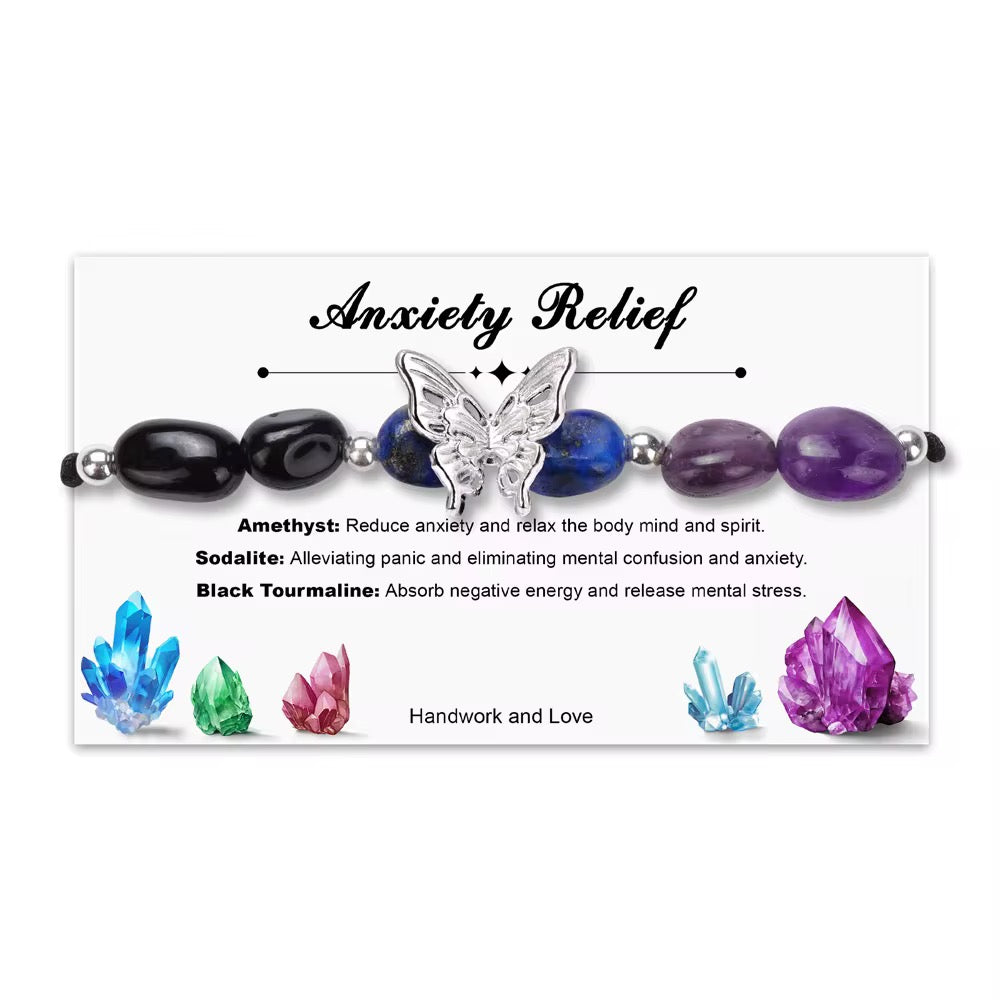 Butterfly Intention Crystal Bracelet
