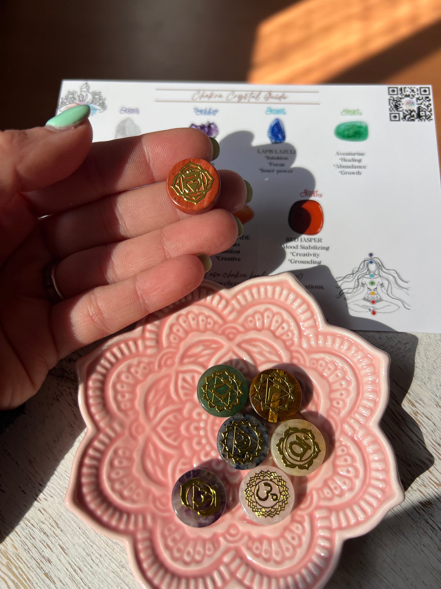 7 pcs Mini Chakra Set