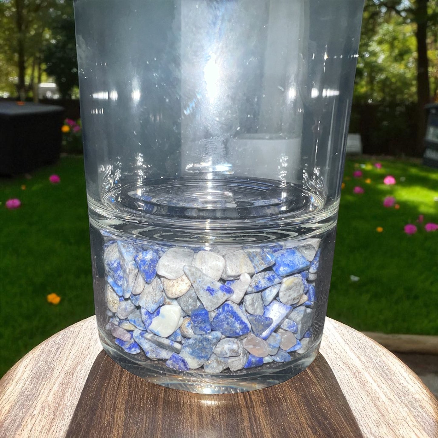 Crystal Infused Glass Cups