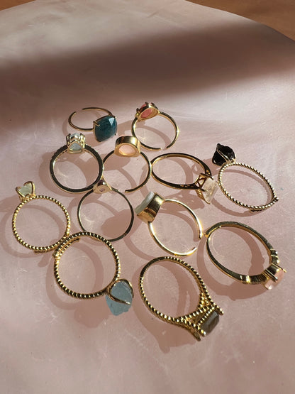 Glimmering Gems Ring Collection