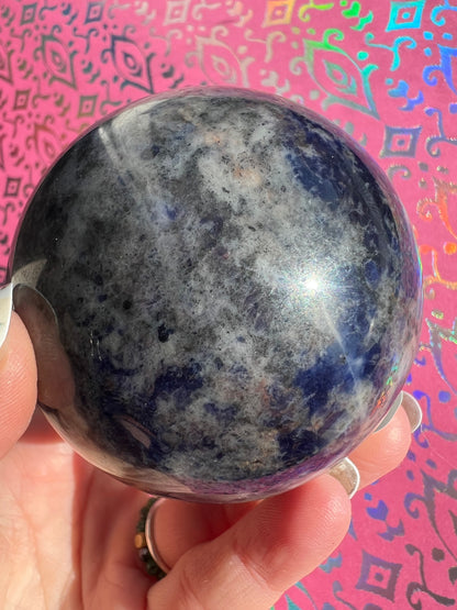 Sunset Sodalite Sphere
