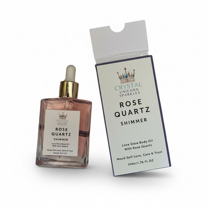 Rose Quartz Shimmer Love Glow Body Oil