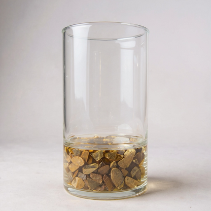 Crystal Infused Glass Cups