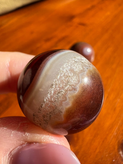 Mini Sphere Collection – Red Tiger’s Eye & Carnelian