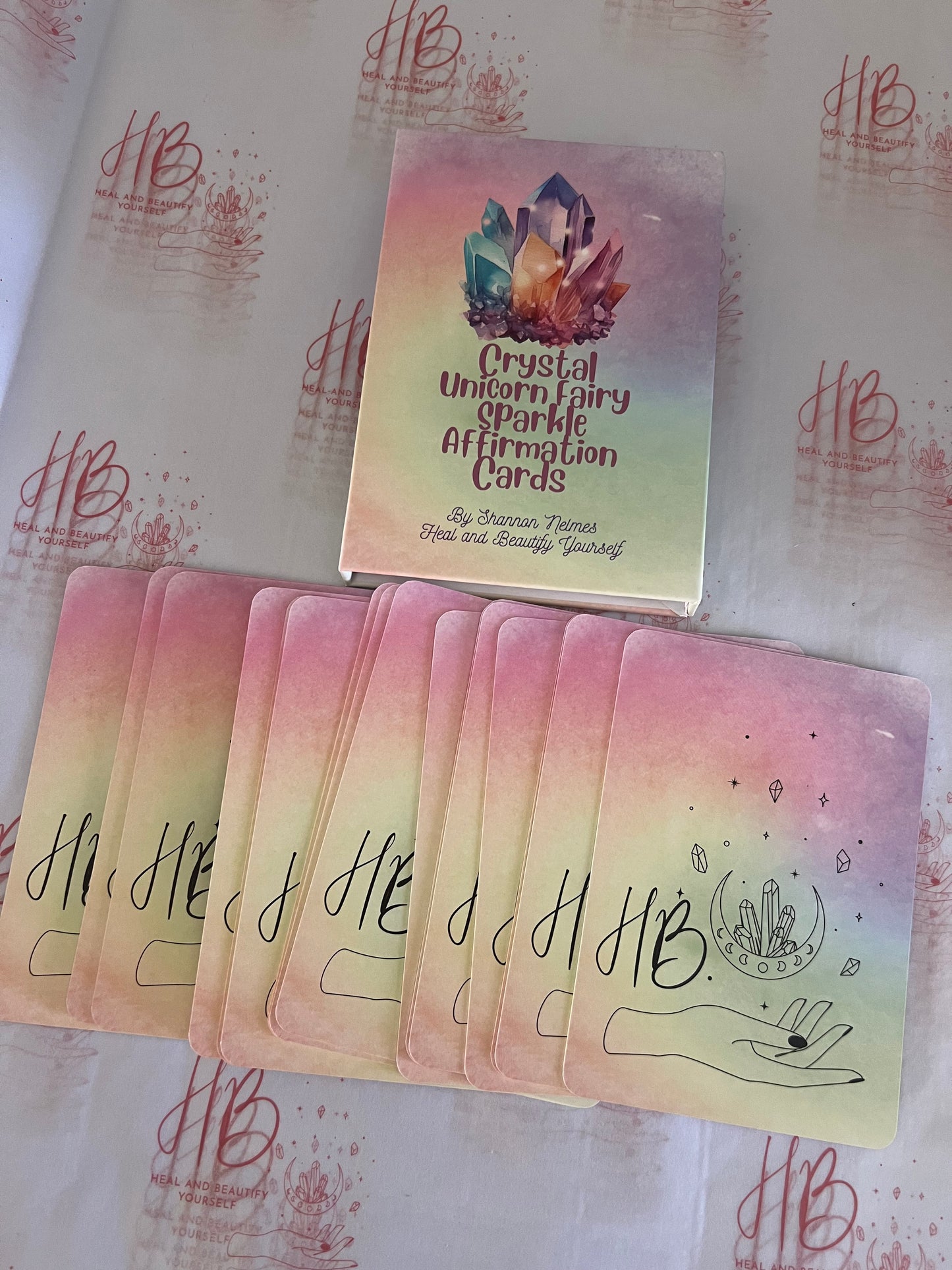 Crystal Unicorn Fairy Sparkle Affirmation Cards