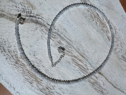 Faceted Crystal Choker Necklace