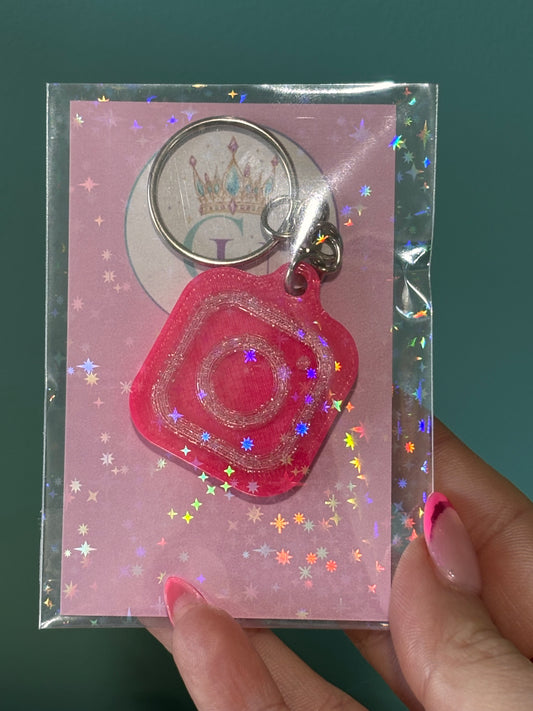 Sparkle Connect Instagram NFC Keychain