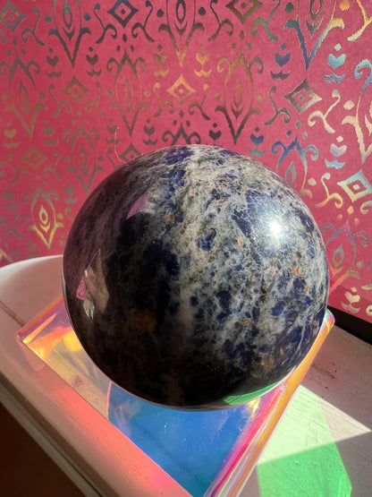 Sunset Sodalite Sphere