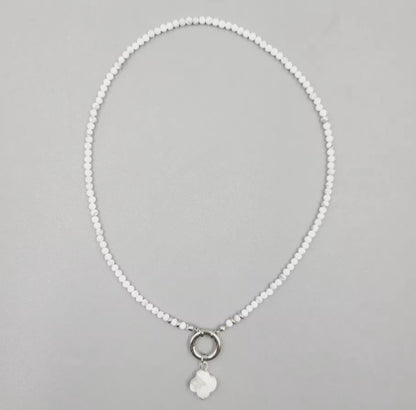 Lucky Clover Crystal Necklace