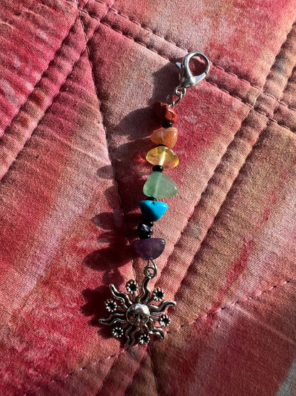 Chakra Crystal Chip Charm