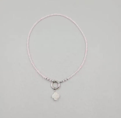 Lucky Clover Crystal Necklace