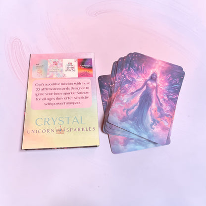Crystal Unicorn Fairy Sparkle Affirmation Cards