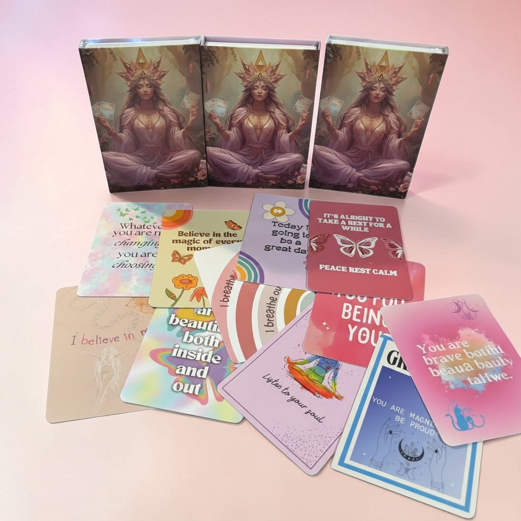 Crystal Unicorn Fairy Sparkle Affirmation Cards