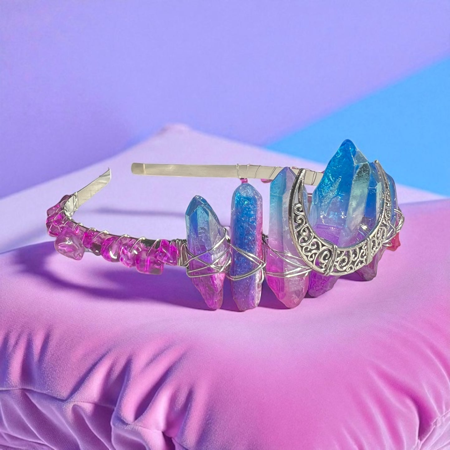 Goddess Moon Crystal Crowns