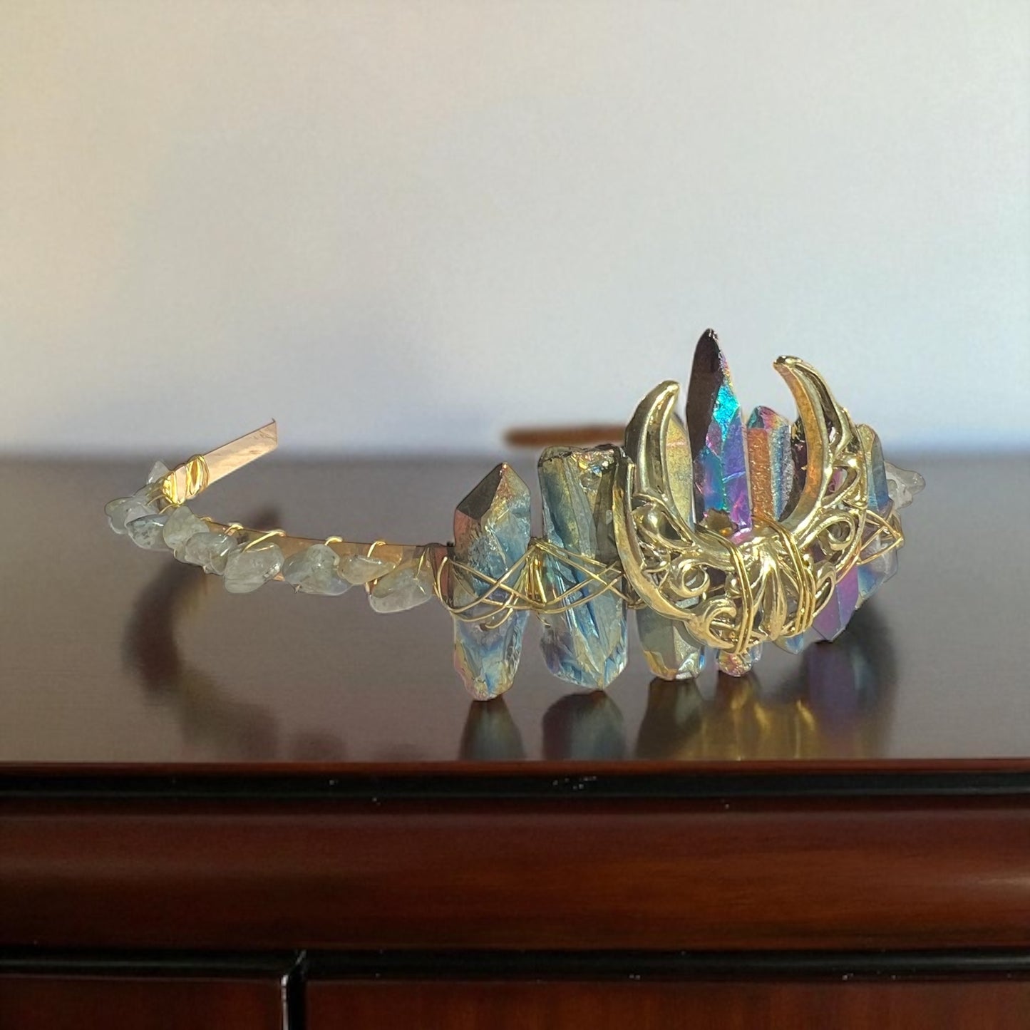 Goddess Moon Crystal Crowns
