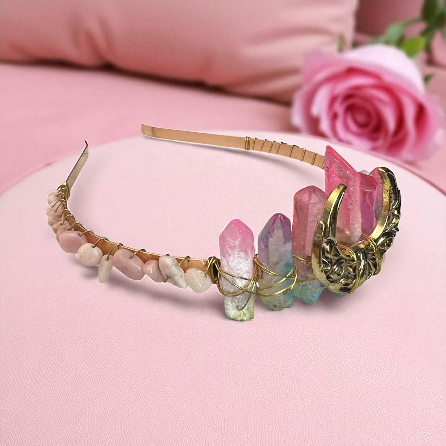 Goddess Moon Crystal Crowns