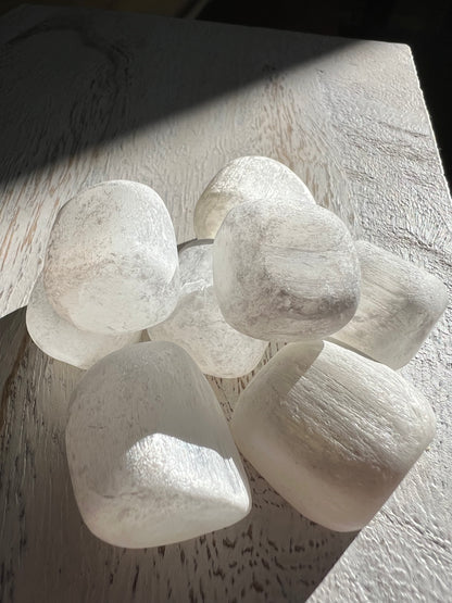 Mush-Mellow Satin Spar (Selenite) Tumble