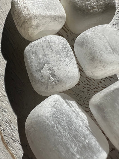 Mush-Mellow Satin Spar (Selenite) Tumble