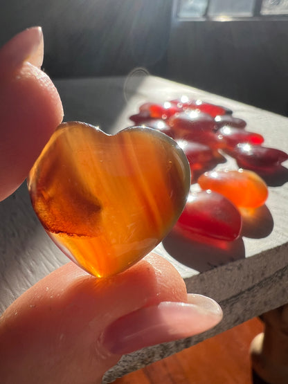 Mini Carnelian Heart