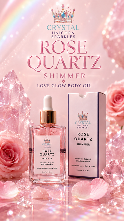 Rose Quartz Shimmer Love Glow Body Oil
