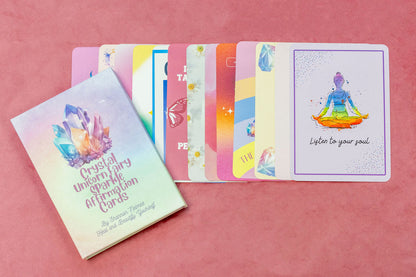 Crystal Unicorn Fairy Sparkle Affirmation Cards