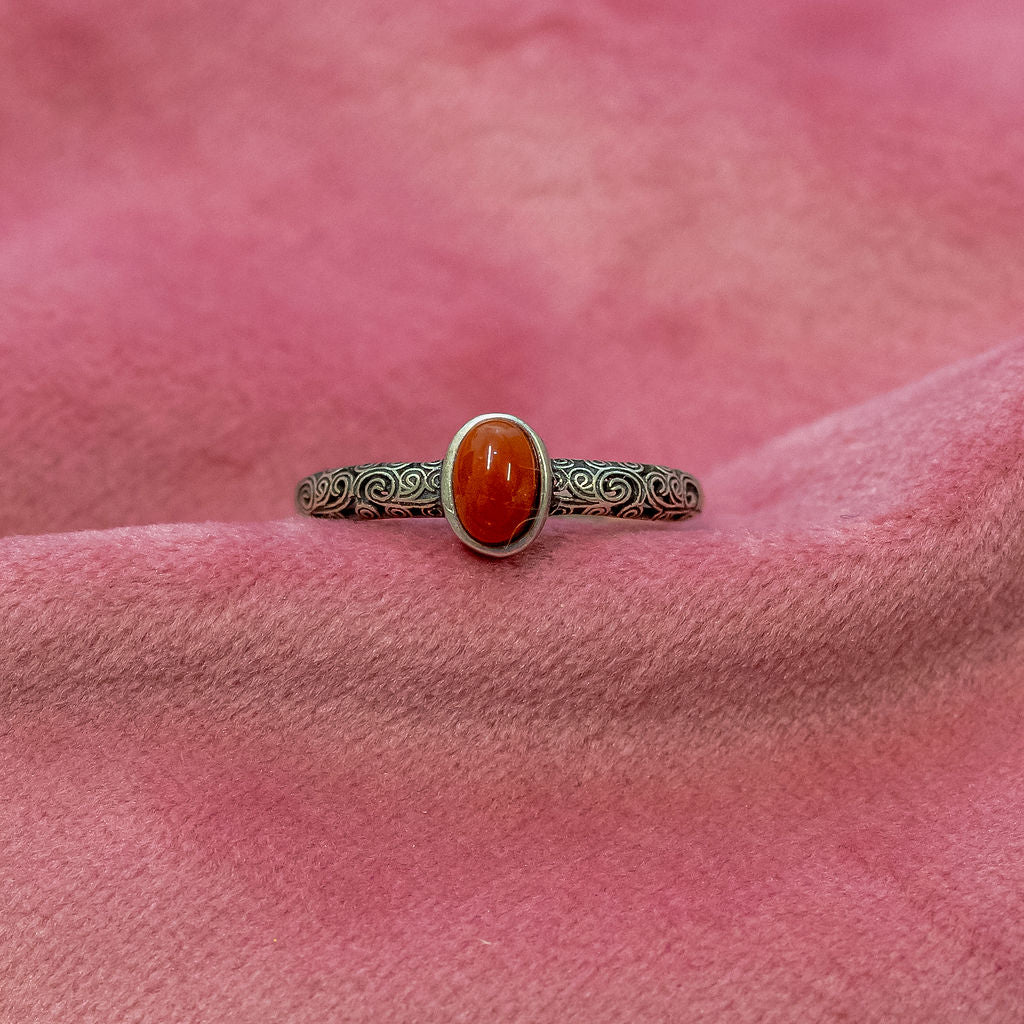Lunar Glow Sterling Silver Ring