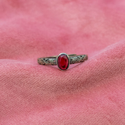 Lunar Glow Sterling Silver Ring